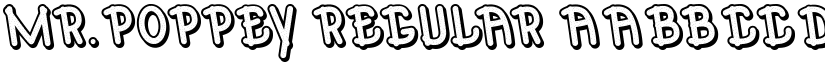 Mr.Poppey Regular font