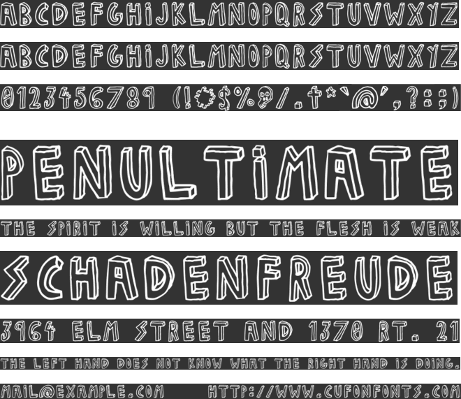 JALISCO COMPANY font preview