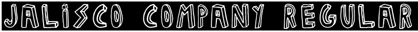 JALISCO COMPANY Regular font