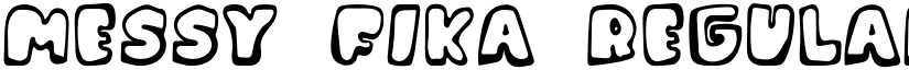 Messy Fika Regular font