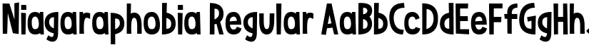 Niagaraphobia Regular font