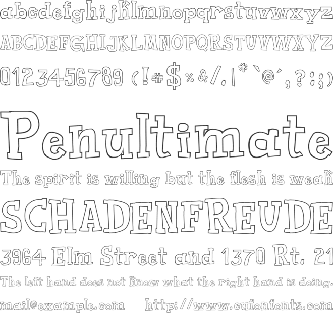 Toy Toy Toon font preview