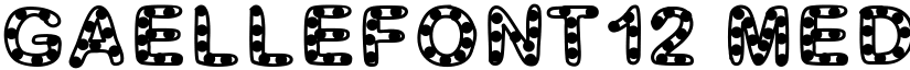 GaelleFont12 Medium font
