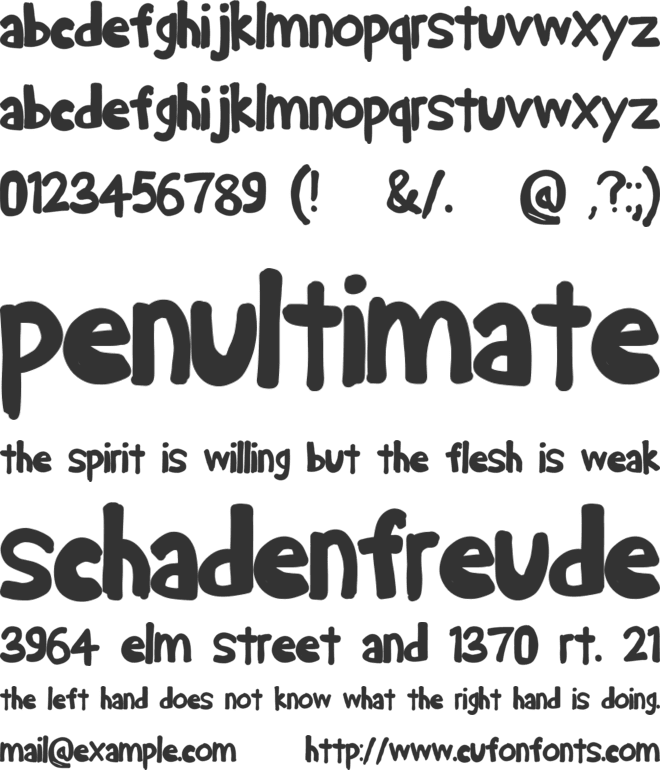 ace gaffigan font preview