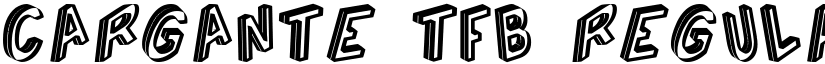 Cargante tfb Regular font
