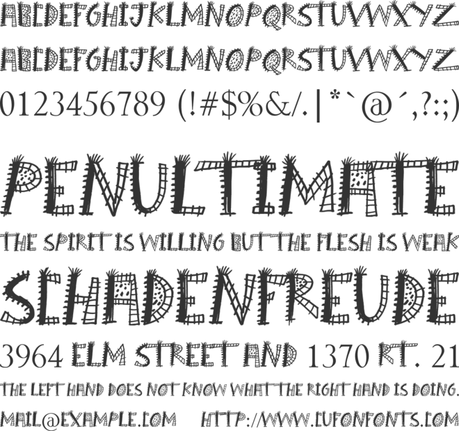 Boom Shanker font preview