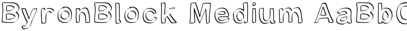 ByronBlock font download
