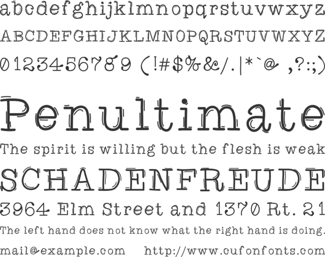 CareToDance font preview