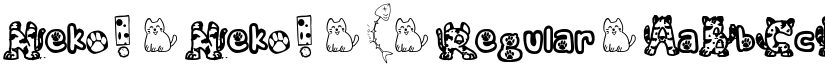 Neko! Neko! ( Regular font