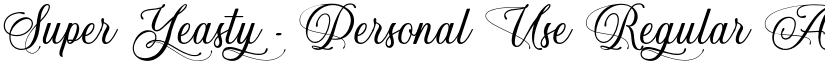 Super Yeasty - Personal Use Regular font