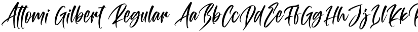 Attomi Gilbert Regular font