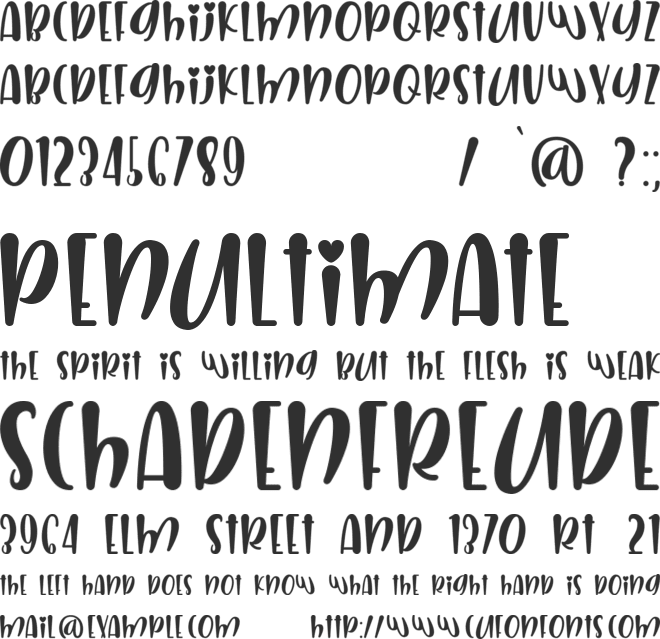 Imagine Dreams Personal Use Onl font preview