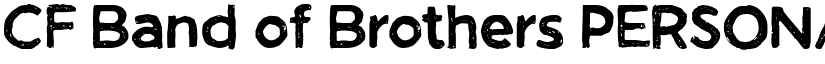 CF Band of Brothers PERSONAL Regular font