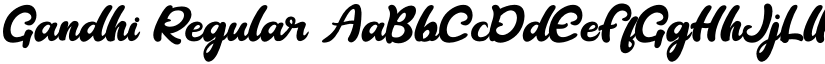 Gandhi Regular font
