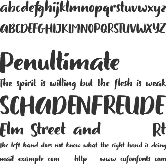 Tanzaniah font preview