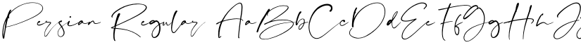 Persian Regular font