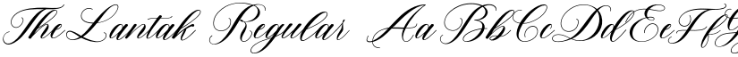 TheLantak Regular font