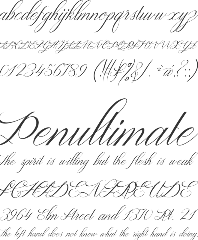 imagine font preview