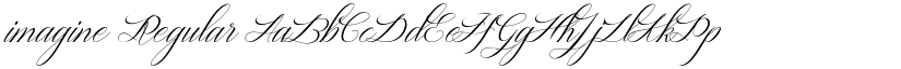 imagine Regular font