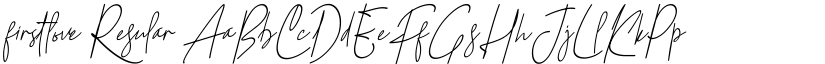 firstlove Regular font