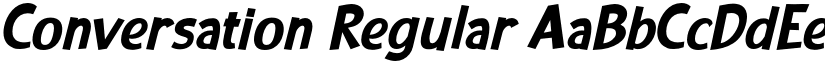 Conversation Regular font