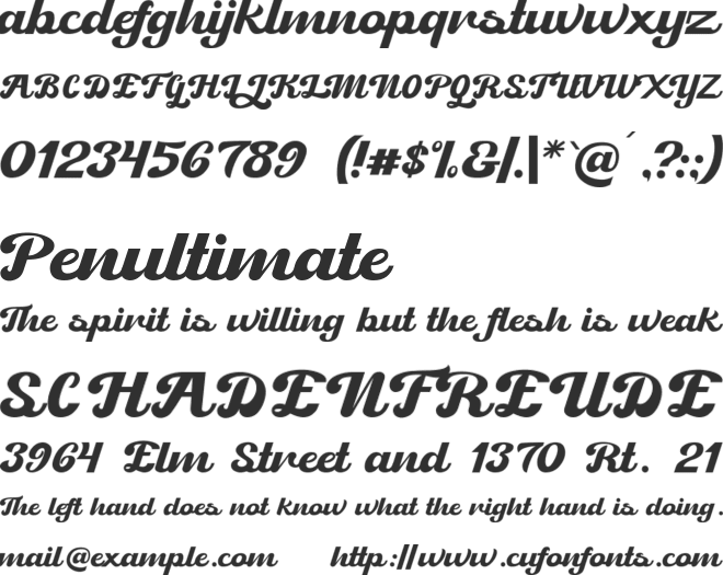 RetroJump font preview