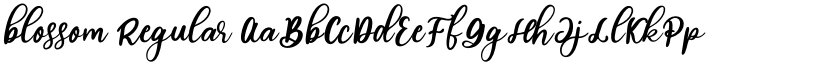 blossom Regular font