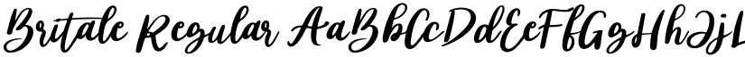 Britale Regular font