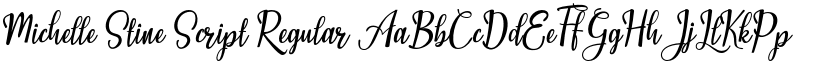 Michelle Stine Script Regular font