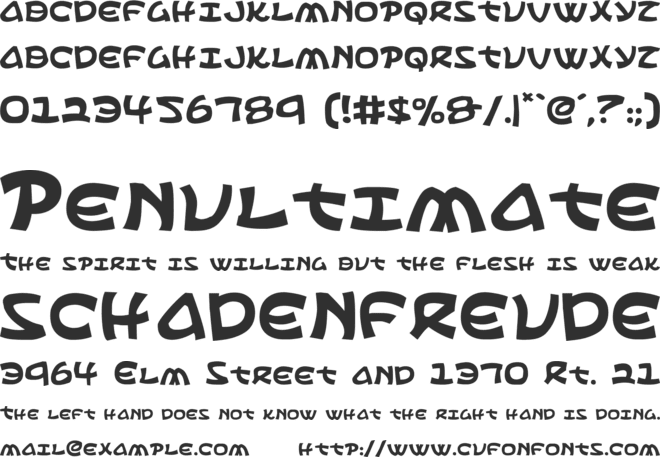 Ephesian font preview