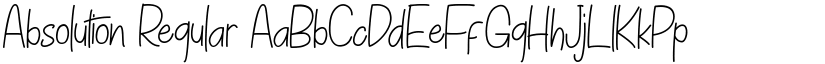 Absolution font download