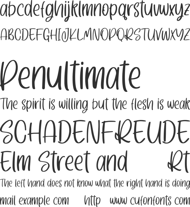 Nickollas Free font preview
