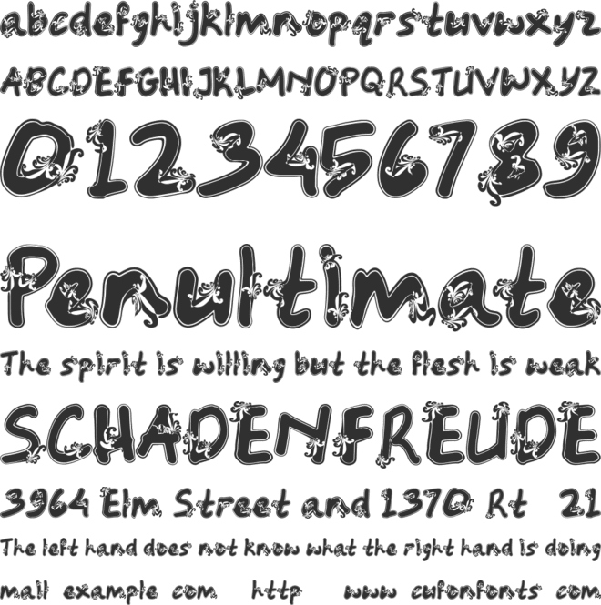 Otter font preview