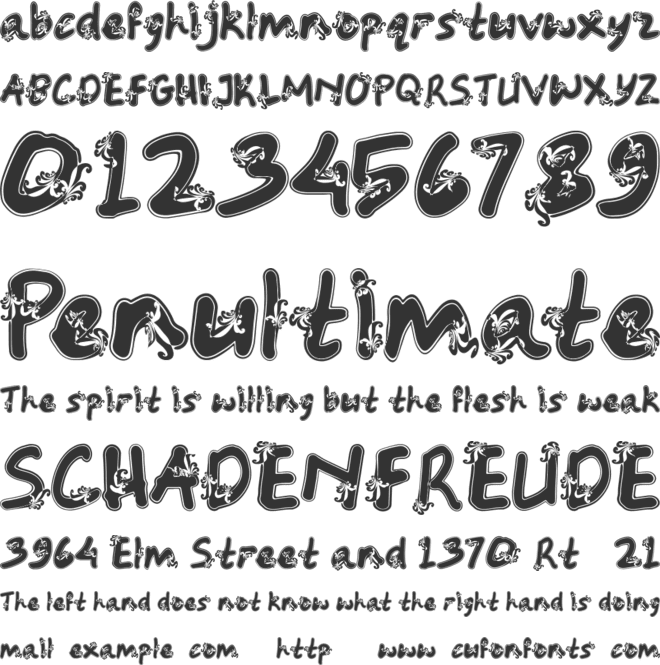 Otter font preview