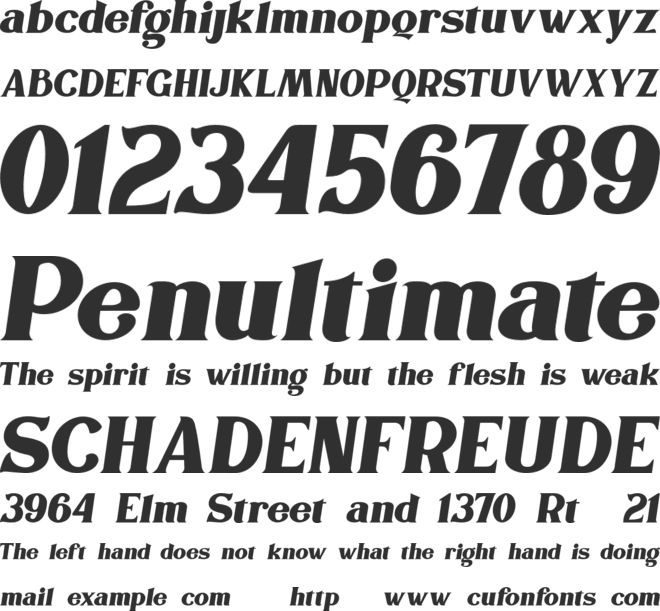 The Houls font preview