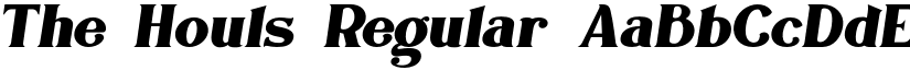 The Houls Regular font