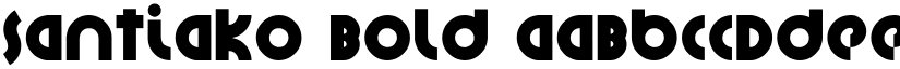 Santiako font download