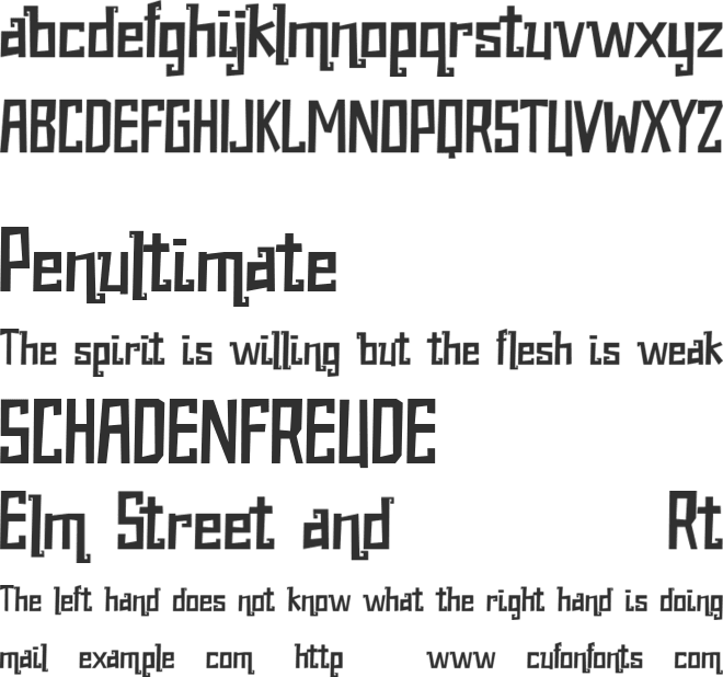 BrightFriday font preview
