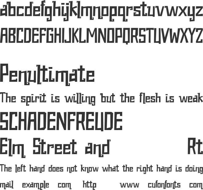 BrightFriday font preview