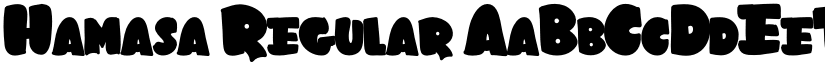 Hamasa Regular font