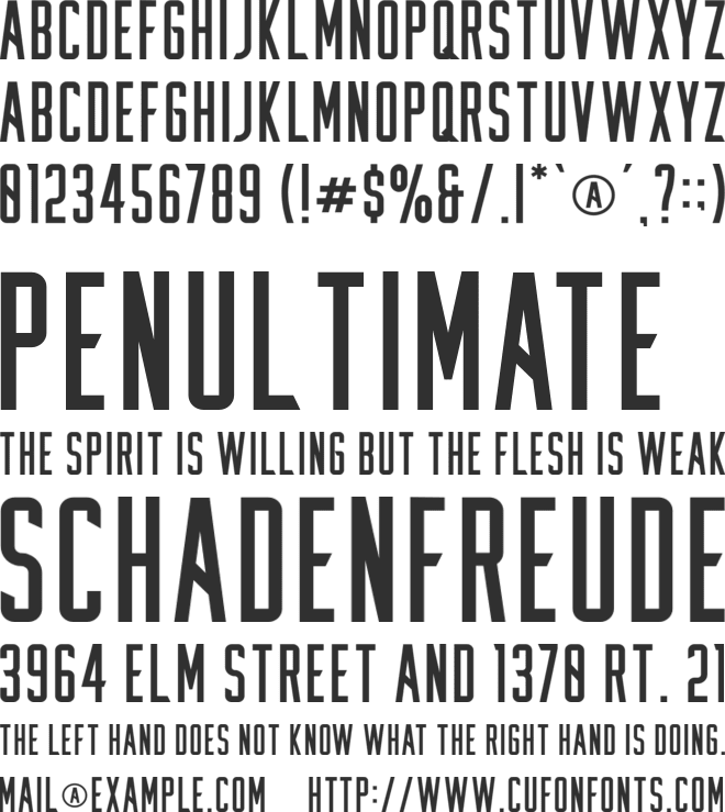 Lakers font preview