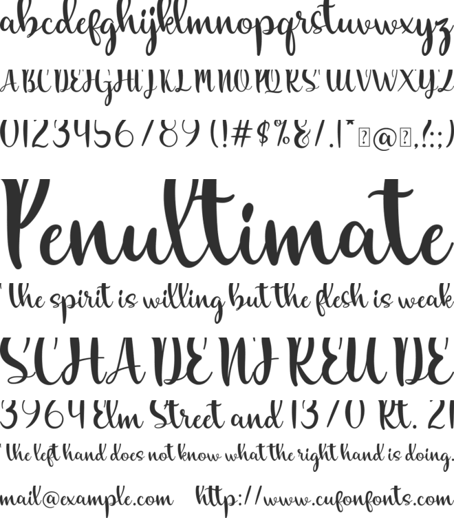 rattu personaluse font preview