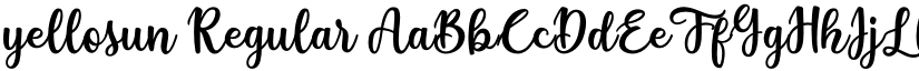 yellosun font download