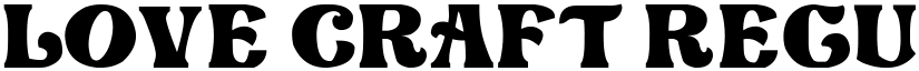 Love Craft Regular font