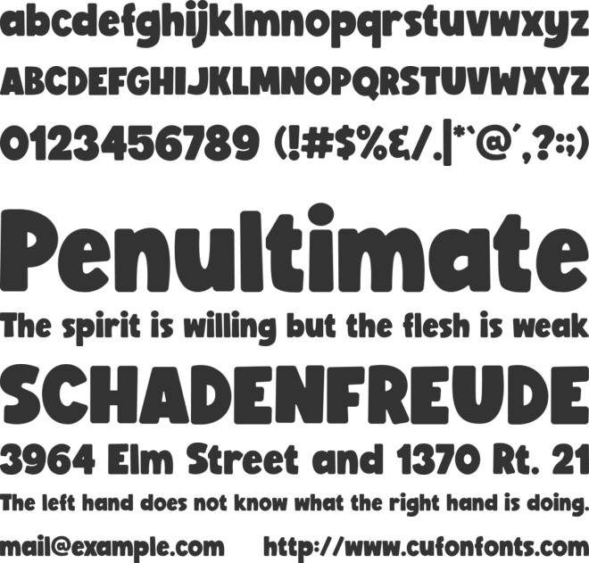 BoldenVan font preview