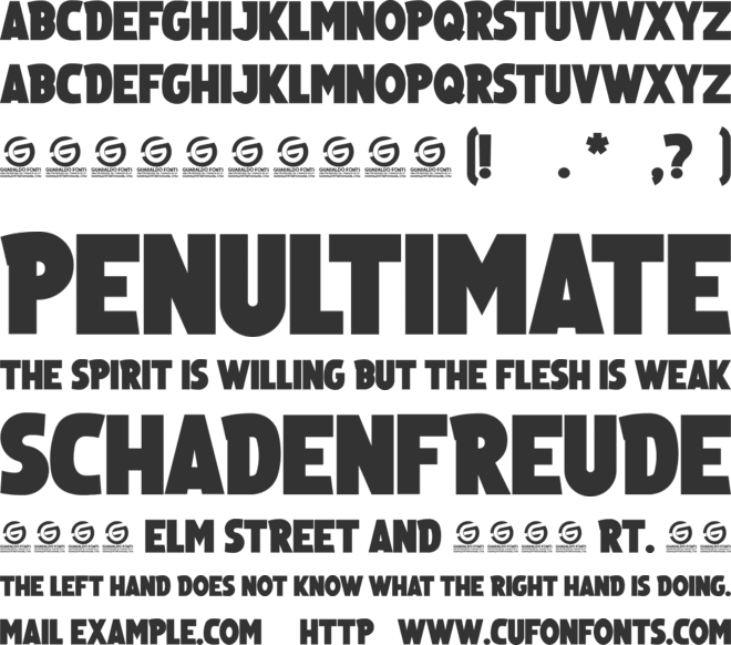 Santa Eliza Personal Use font preview