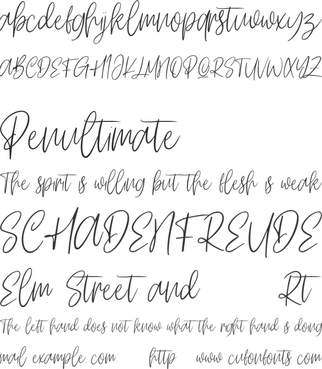 Osirish Free font preview