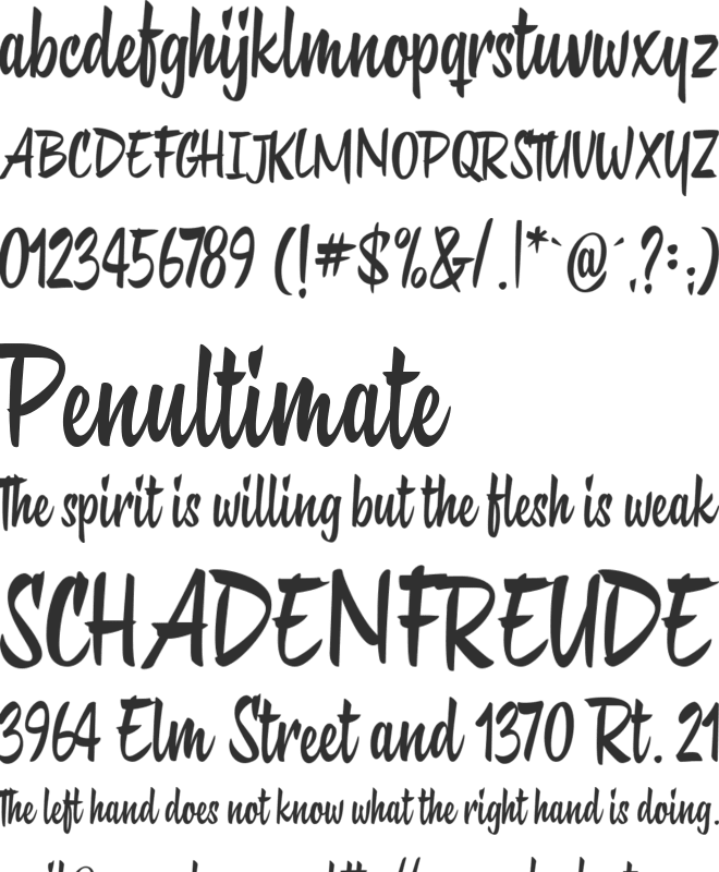 Bittybite font preview
