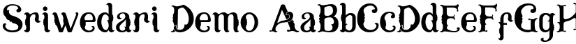 Sriwedari font download
