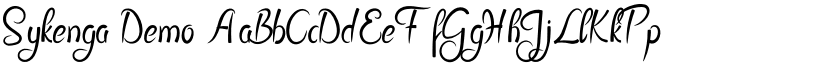 Sykenga font download